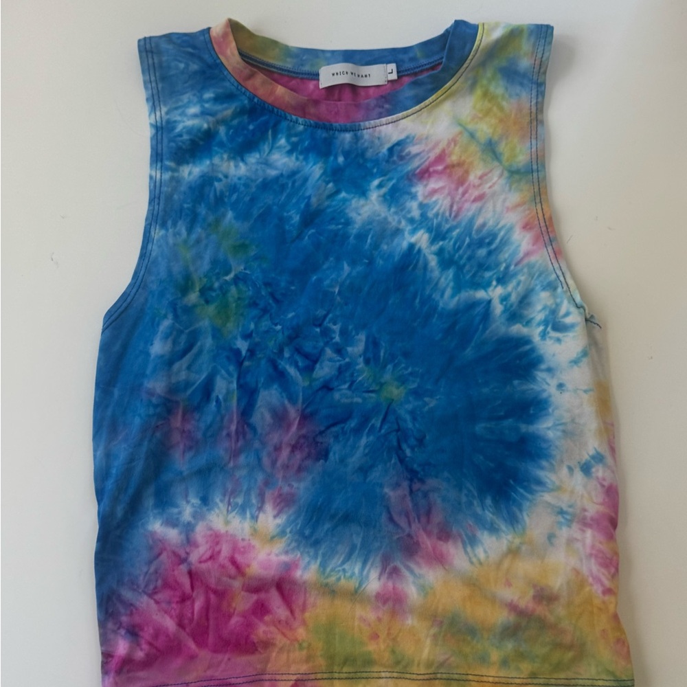 Colorful Tie-Dye Kids Tank Top